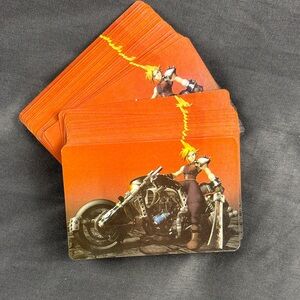 Vintage 90s Fantasy VII Playing Cards